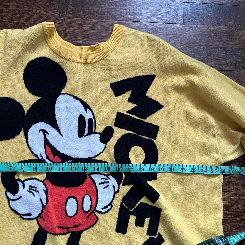 Disney size 2X yellow Mickey Mouse sweater